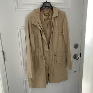 Michael Kors litte cotton jacket  size small in beige